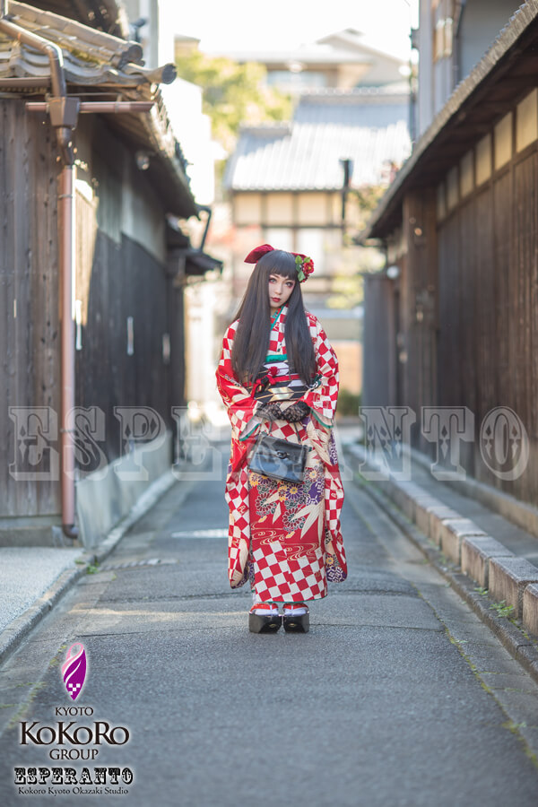 京都で成人式おしゃれ撮影